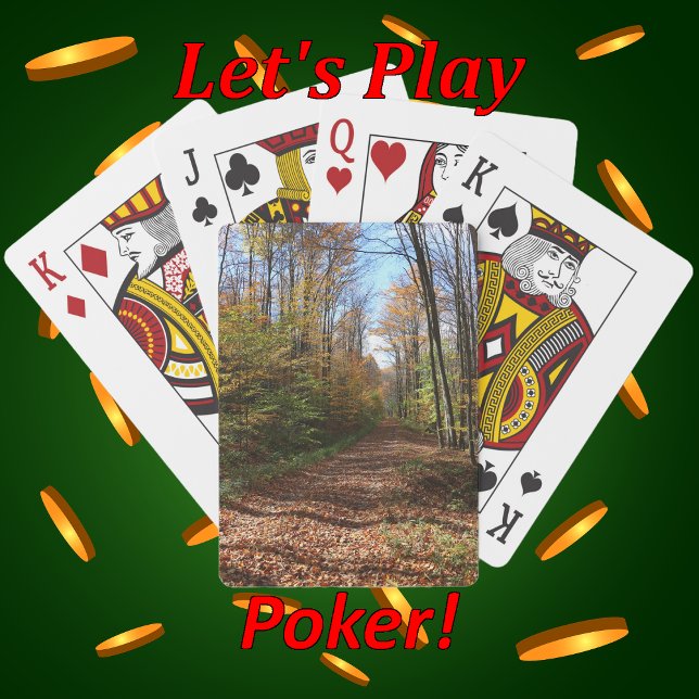 A Walk Among The Colourful Fall Leaves Playing Cards (Creator Uploaded)