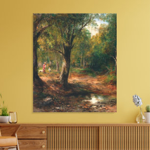 A Walk in the Forest – Emil Barbarini Canvas Print