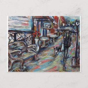 A Walk in the Rain Postcard