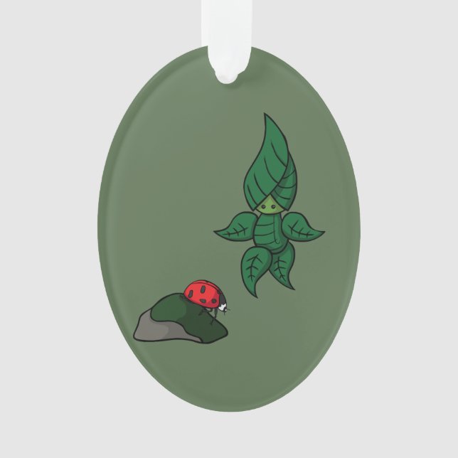 A Walk in the Woods Acrylic Ornament (Front)