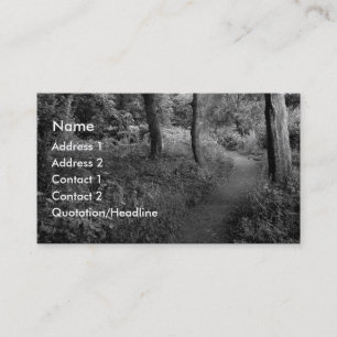 A Walk in the Woods Business Card