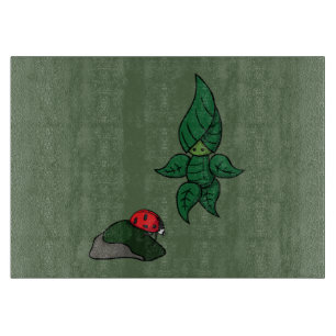 A Walk in the Woods Glass Cutting Board