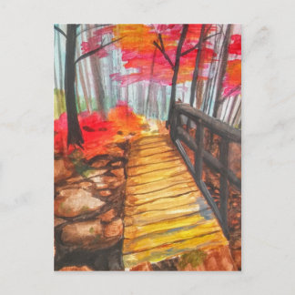 A Walk in the Woods Postcard