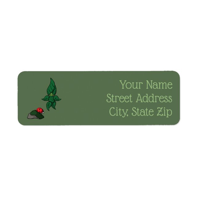 A Walk in the Woods Return Address Label (Front)