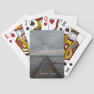 A walk on the pier in Waikiki Playing Cards