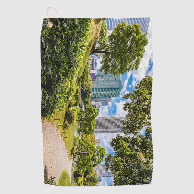A walk through Hama Rikyu gardens, Tokyo Golf Towel (Front)