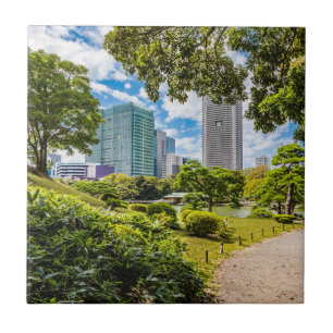 A walk through Hama Rikyu gardens, Tokyo Tile