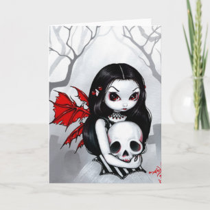 "A Walk Through the Cemetery" Greeting Card