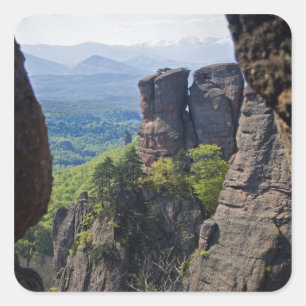 A walk throught Belogradchik Castle Ruins Square Sticker