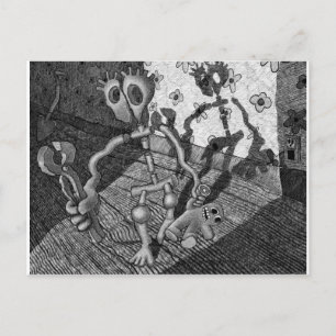 a walk with pliers postcard