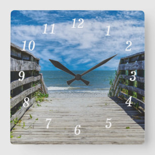 A Walkway To Paradise Wall Clock