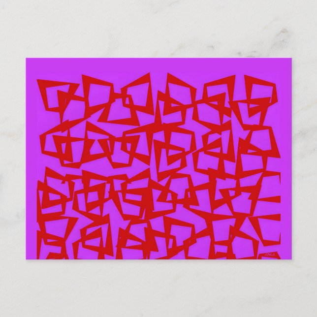 A Wall of Quarter-Century Modernism Postcard (Front)