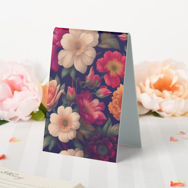 A wallpaper with a floral pattern  (In SItu (Wedding))