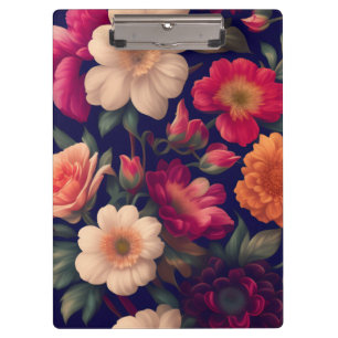 A wallpaper with a floral pattern clipboard