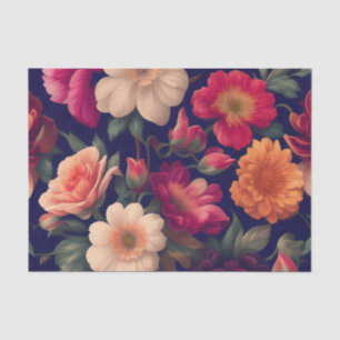 A wallpaper with a floral pattern  tissue paper
