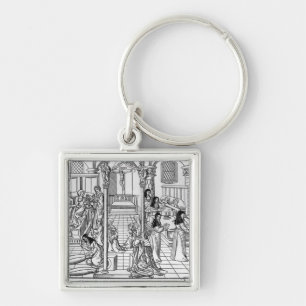 A Ward in the Hotel-Dieu, Paris Key Ring
