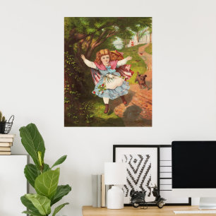 A Warm Welcome,Jean-François Millet Papa's Coming Poster