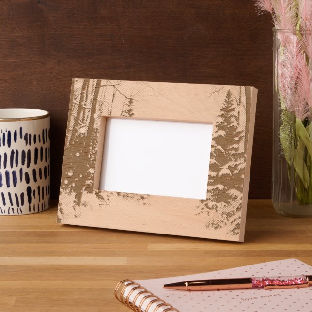 A warm winter story etched frames (Left)