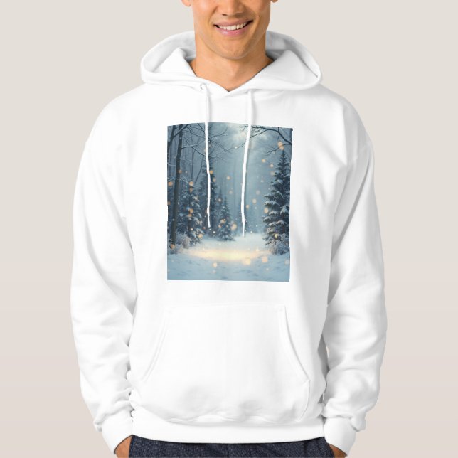 A warm winter story hoodie (Front)