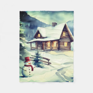 A warm winter wonderland  fleece blanket