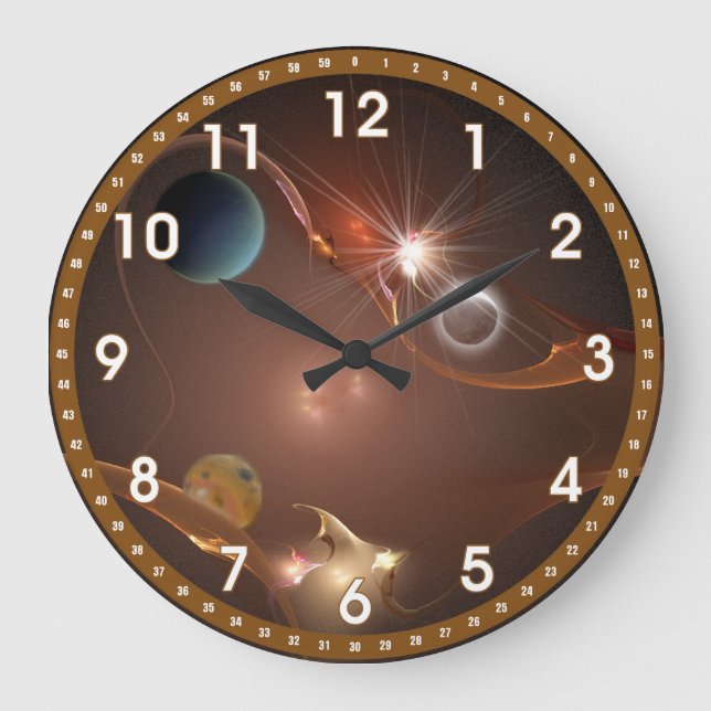 A Warp In Time Large Clock (Front)