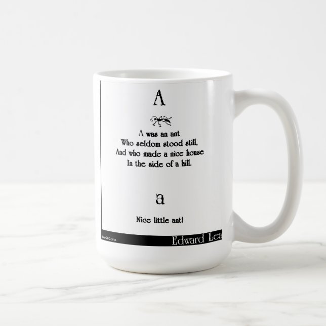 A was an ant coffee mug (Right)