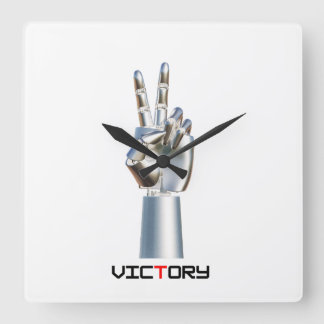 A watch with an imaginative design  square wall clock