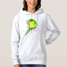 A watercolor of a Red-crowned parakeet