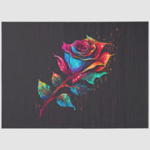 A Watercolor Rose Clipart Series Design 3 Tissue Paper