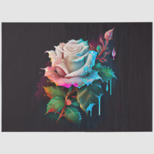 A Watercolor Rose Clipart Series Design 5 Tissue Paper