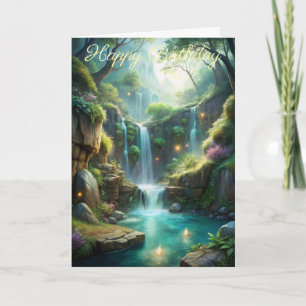 A Waterfall  Card