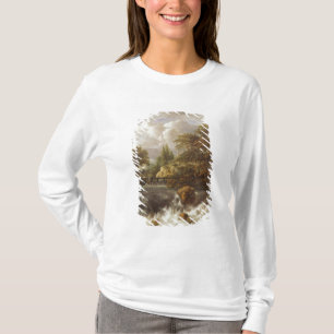 A Waterfall in a Rocky Landscape, c.1660-70 T-Shirt
