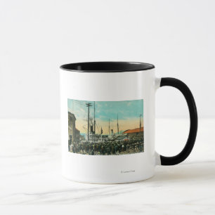 A Waterfront Departure for Alaska Scene Mug