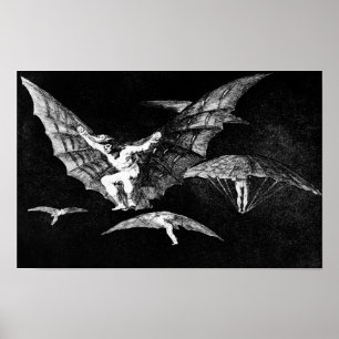 A way of flying, Francisco Goya Poster