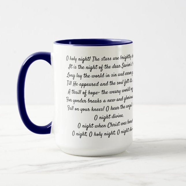 A Weary World Rejoices - Coffee Mug (Left)