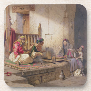 A weaver in Esna, one of 24 illustrations produced Coaster