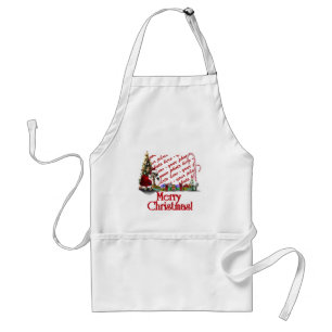 A Web Footed Christmas Standard Apron