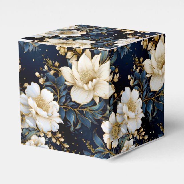A Wedding Floral Series Design 11 Favour Box (Front Side)