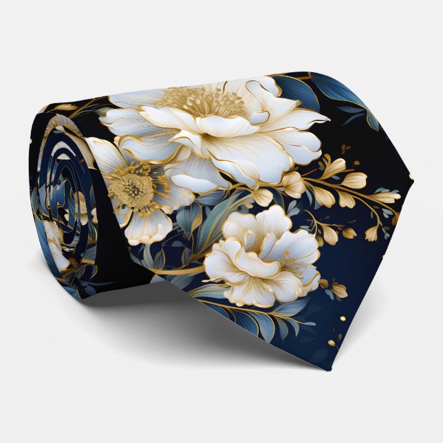 A Wedding Floral Series Design 11 Tie (Rolled)