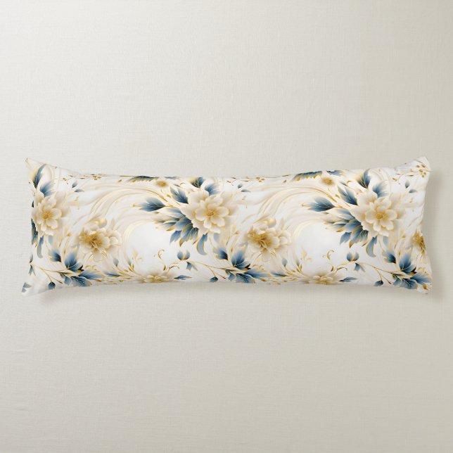 A Wedding Floral Series Design 1 Body Cushion (Front)