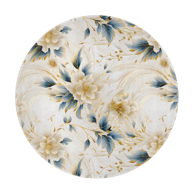 A Wedding Floral Series Design 1 Cutting Board (Front)