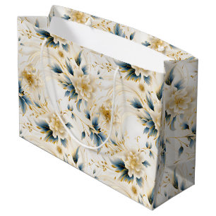 A Wedding Floral Series Design 1 Large Gift Bag