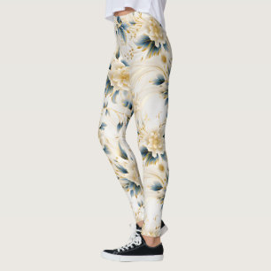 A Wedding Floral Series Design 1 Leggings
