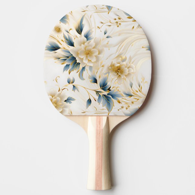 A Wedding Floral Series Design 1 Ping Pong Paddle (Front)