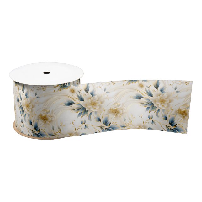 A Wedding Floral Series Design 1 Satin Ribbon (Spool)