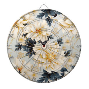 A Wedding Floral Series Design 2 Dartboard