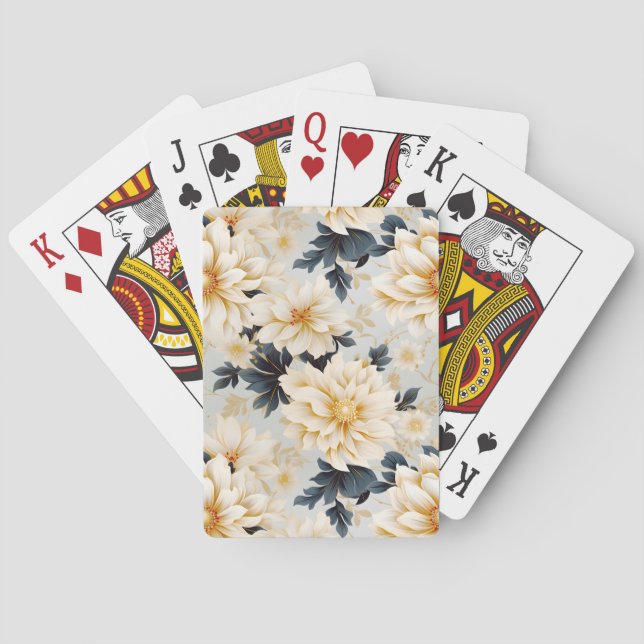 A Wedding Floral Series Design 2 Playing Cards (Back)