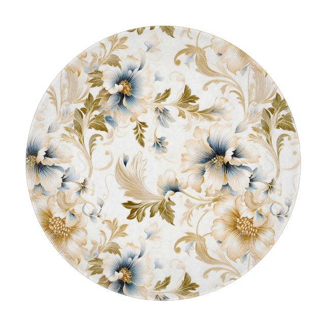 A Wedding Floral Series Design 3 Cutting Board (Front)