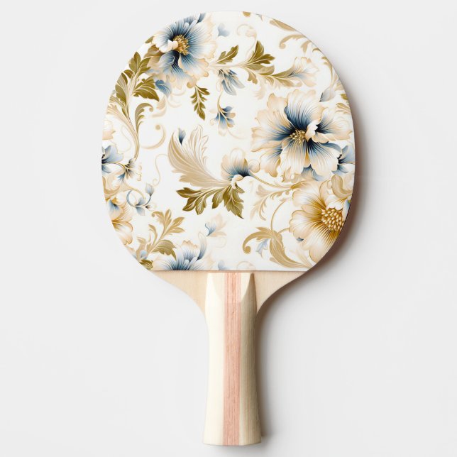 A Wedding Floral Series Design 3 Ping Pong Paddle (Front)