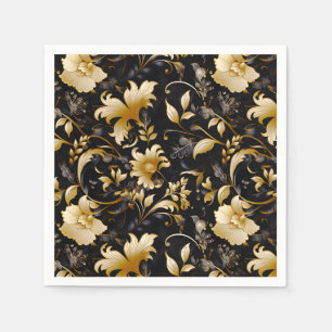 A Wedding Floral Series Design 4 Napkin